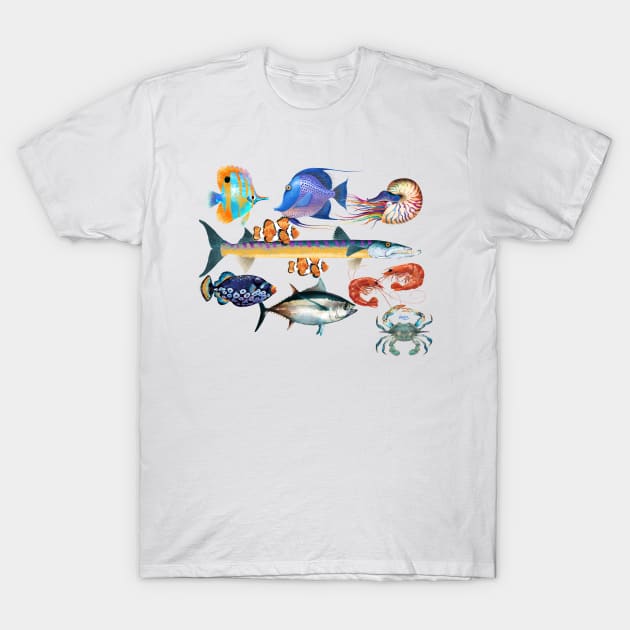 A School of Fish T-Shirt by TrevorIrvin